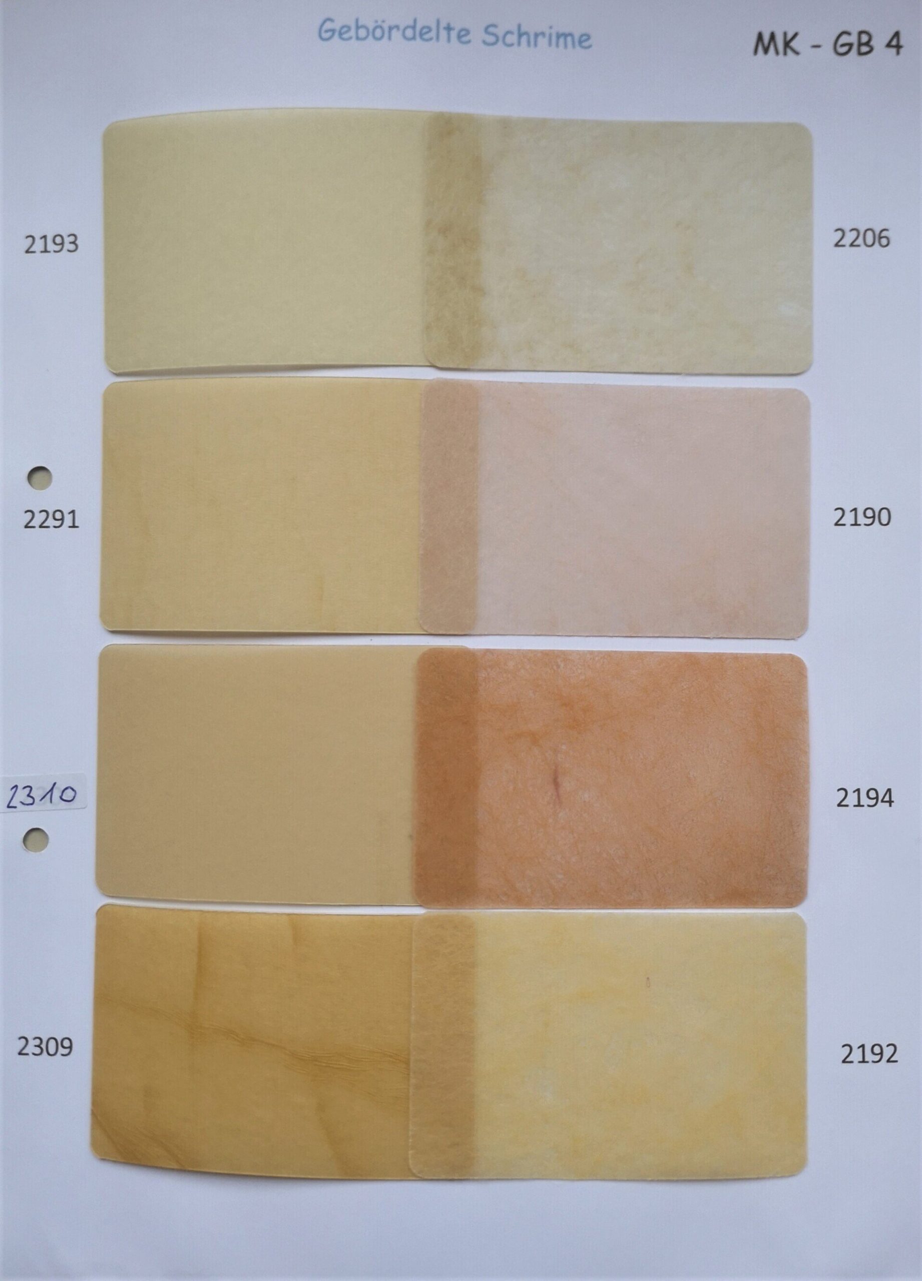 Lampenschirmstoffe & Materialien